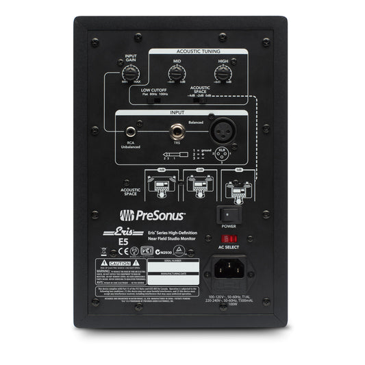 Presonus Eris E5 2-Way Active Studio Monitor (Single)