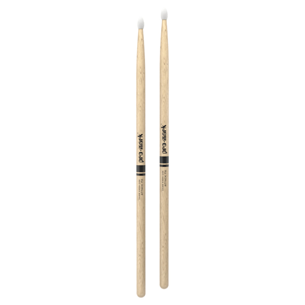 ProMark PW7AN White Oak Nylon Tip Drumsticks, 7A