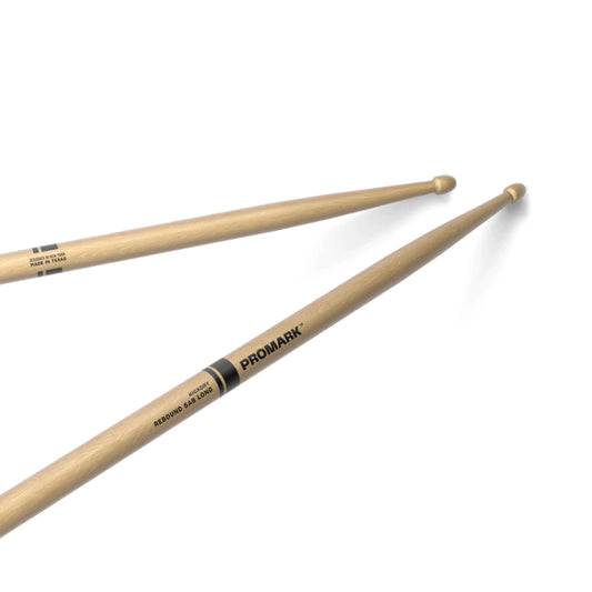 ProMark RBH580LAW Rebound 5AB Long Hickory Drumstick, Acorn Wood Tip