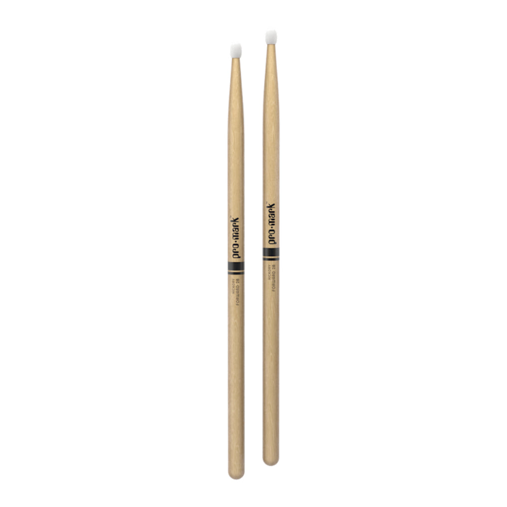 ProMark TX2BN 2B Nylon Tip Texas Hickory Drum Sticks