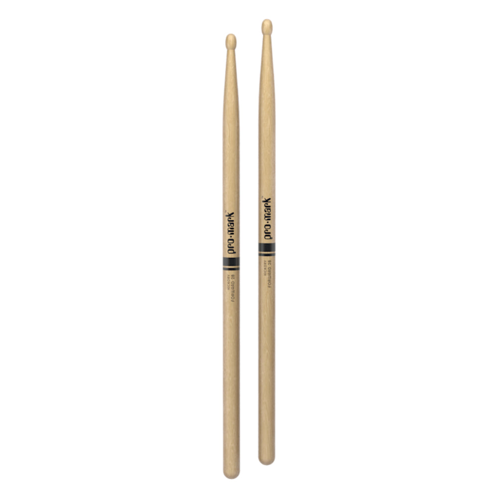 ProMark TX2BW 2B Wood Tip Texas Hickory Drum Sticks