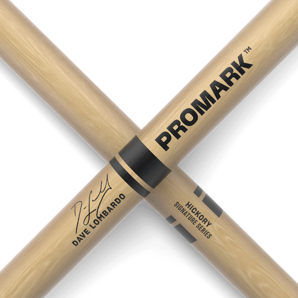 ProMark Dave Lombardo Hickory Drumsticks, Nylon Tip TX2BXN