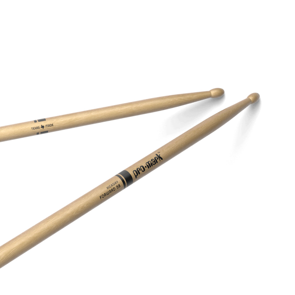 ProMark TX5BW 5B Wood Tip Texas Hickory Drum Sticks