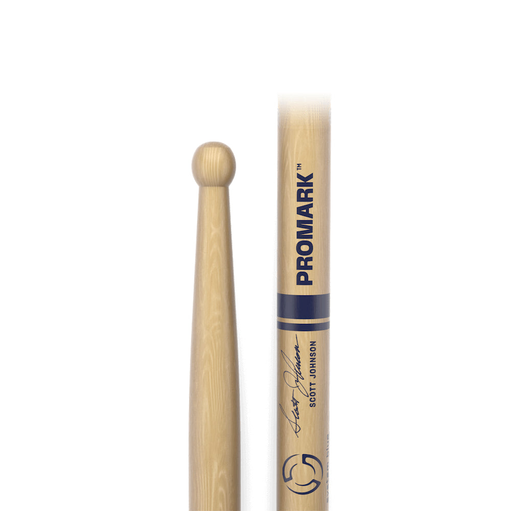 ProMark TXDC17W Scott Johnson Signature Hickory Drumstick, Wood Tip