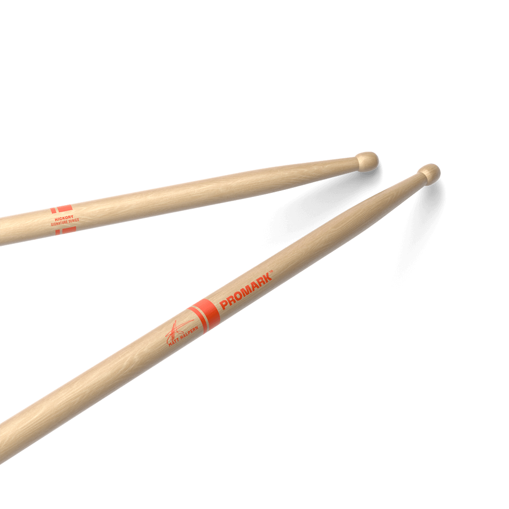 Pro Mark Matt Halpern Hickory Drumsticks, Wood Tip TXMHW