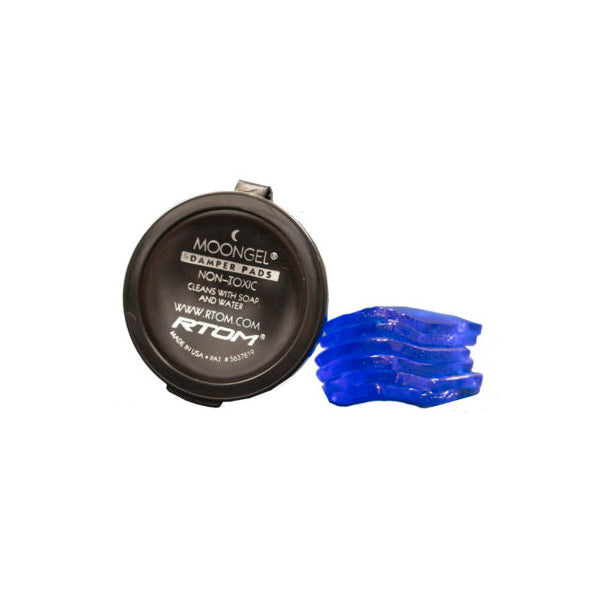 RTOM Moongel Damper Pads, Blue, 6-Pack