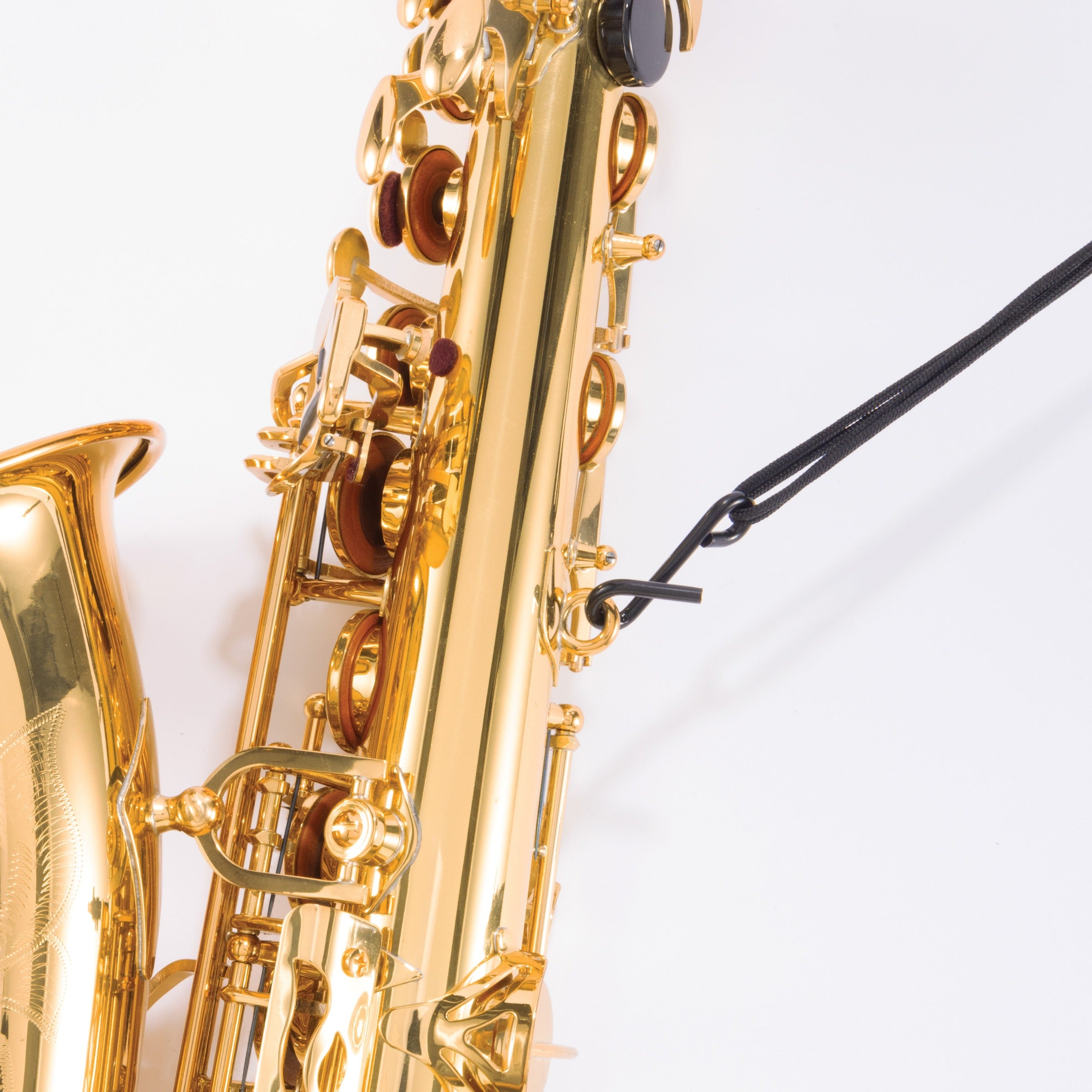 Rico Fabric Sax Strap for Alto/Soprano, Metal Hook