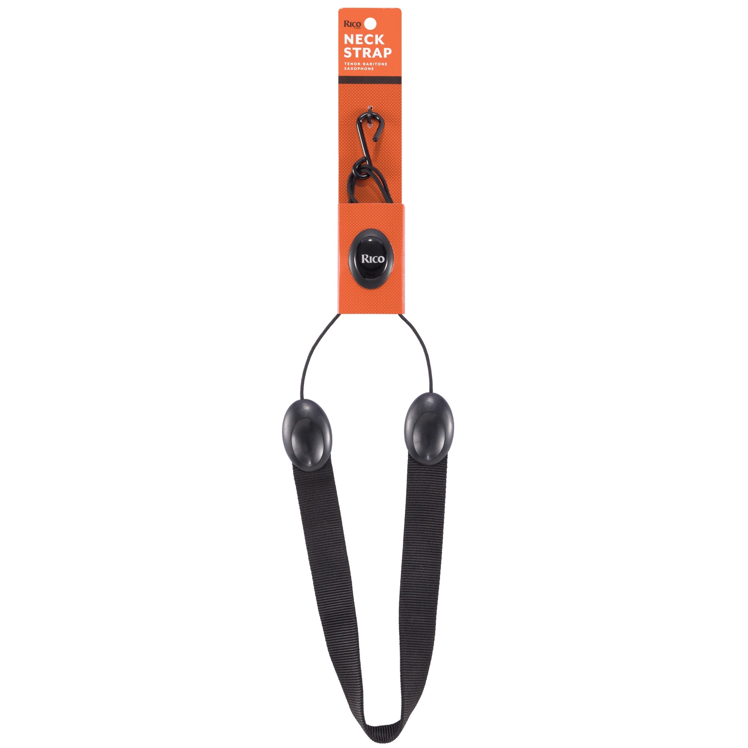 Rico Fabric Sax Strap for Tenor/Baritone, Metal Hook