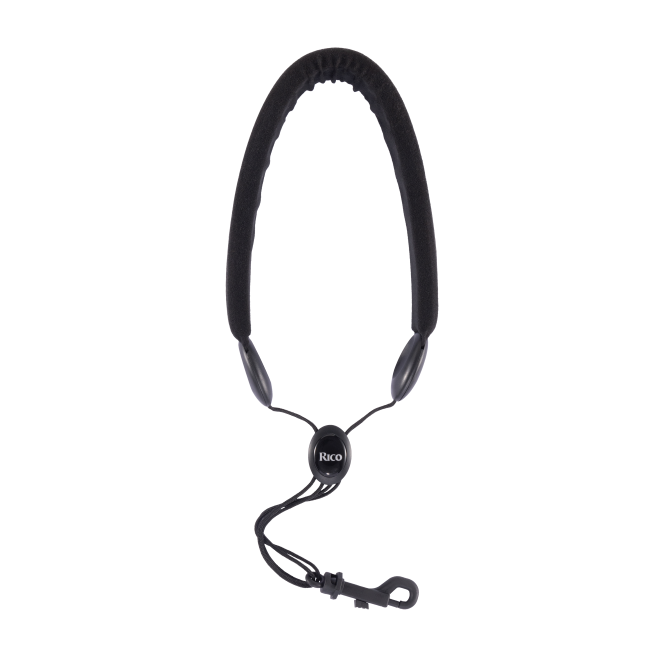 Rico Padded Sax Strap for Alto/Soprano, Plastic Snap Hook