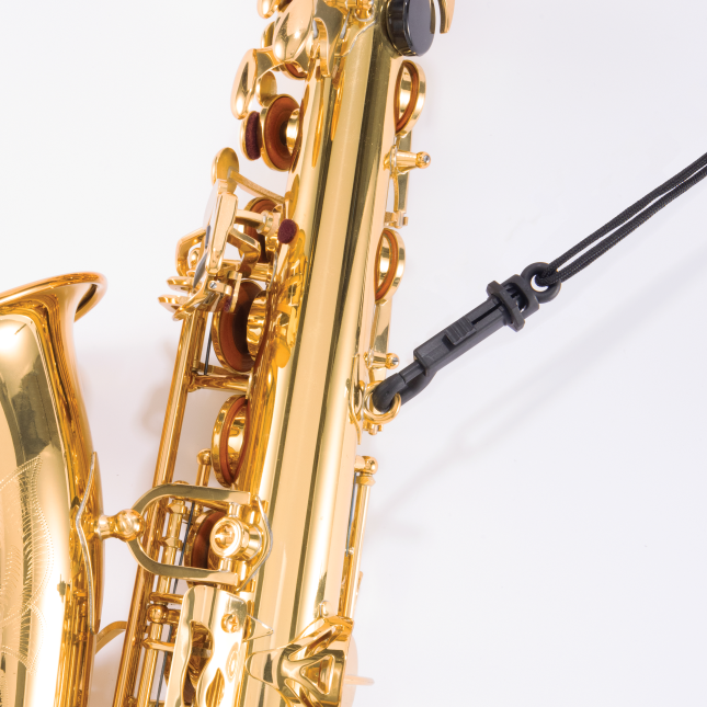 Rico Padded Sax Strap for Alto/Soprano, Plastic Snap Hook