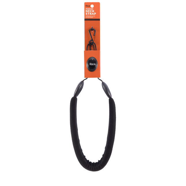 Rico Padded Sax Strap for Alto/Soprano, Metal Hook