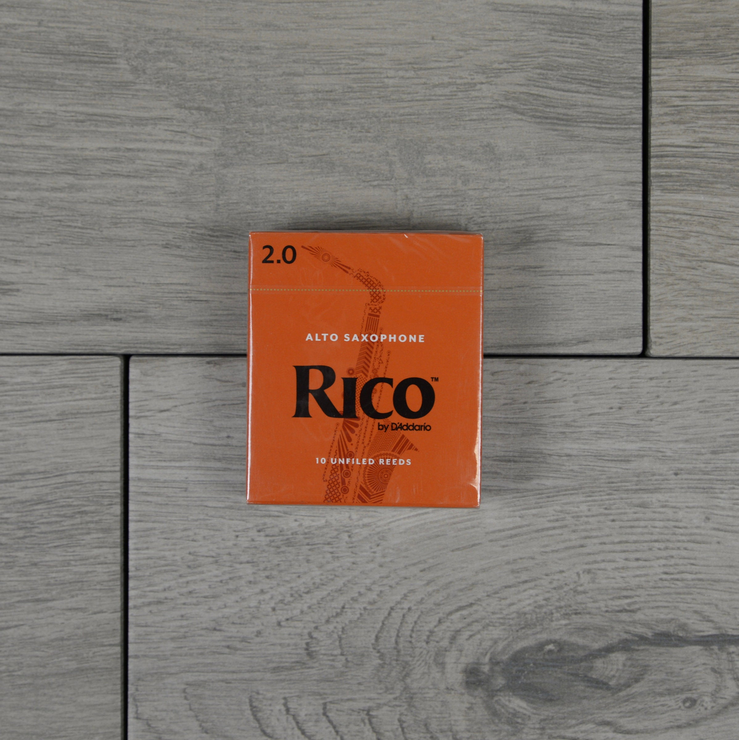 Rico by D'Addario Alto Saxophone Reeds 2.0 (Box of 10)