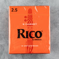 Rico by D'Addario Bb Clarinet Reeds, Strength 2.5 (Box of 10)