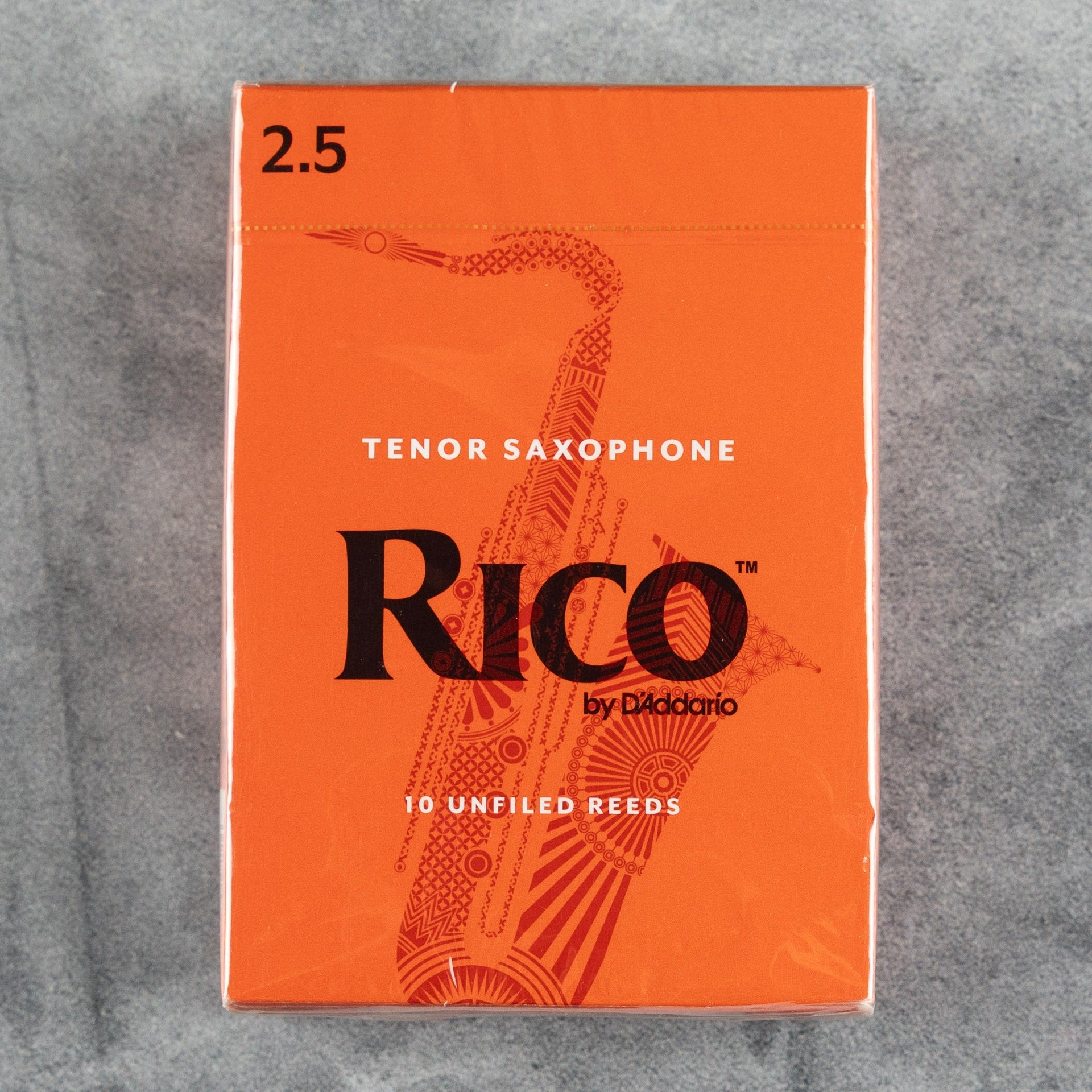 Rico by D'Addario Tenor Sax Reeds, Strength 2.5 (Box of 10)