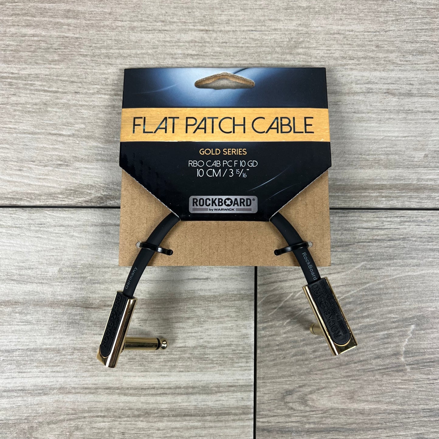 RockBoard Gold Series Flat Patch Cable, 10cm / 3-15/16"