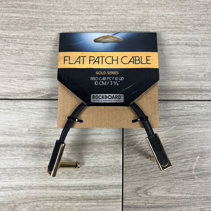RockBoard Gold Series Flat Patch Cable, 10cm / 3-15/16"