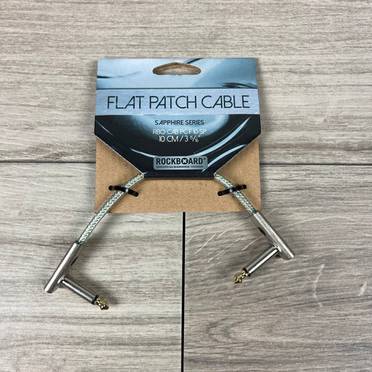 RockBoard Sapphire Series Flat Patch Cable, 10cm / 3-15/16"