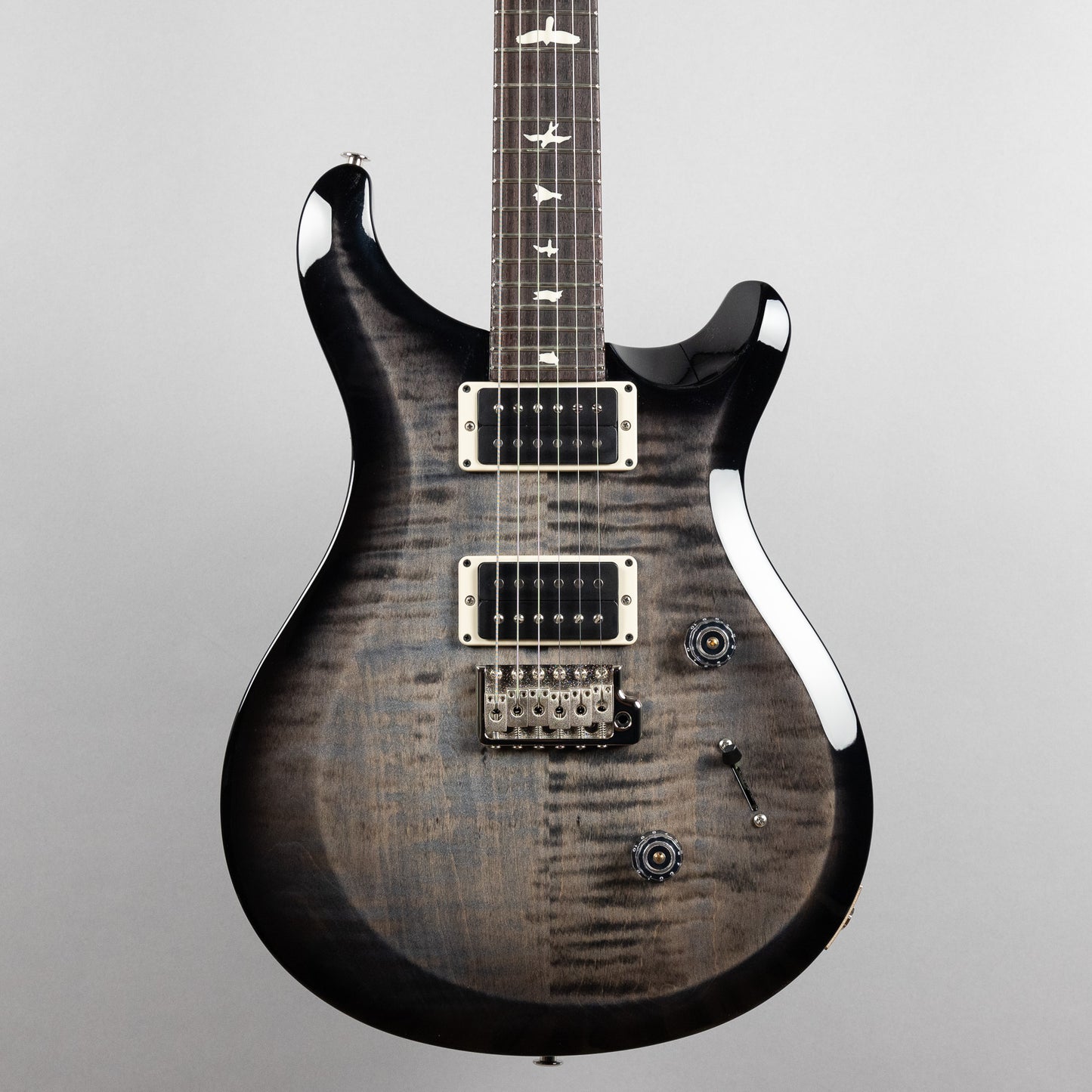 Paul Reed Smith S2 Custom 24 Faded Gray Black Burst (#7173)