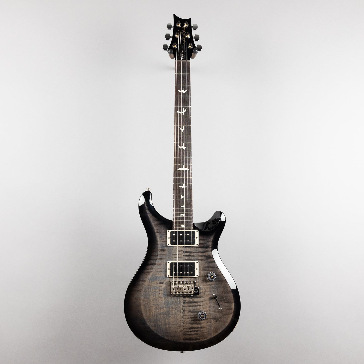 Paul Reed Smith S2 Custom 24 Faded Gray Black Burst (#7173)