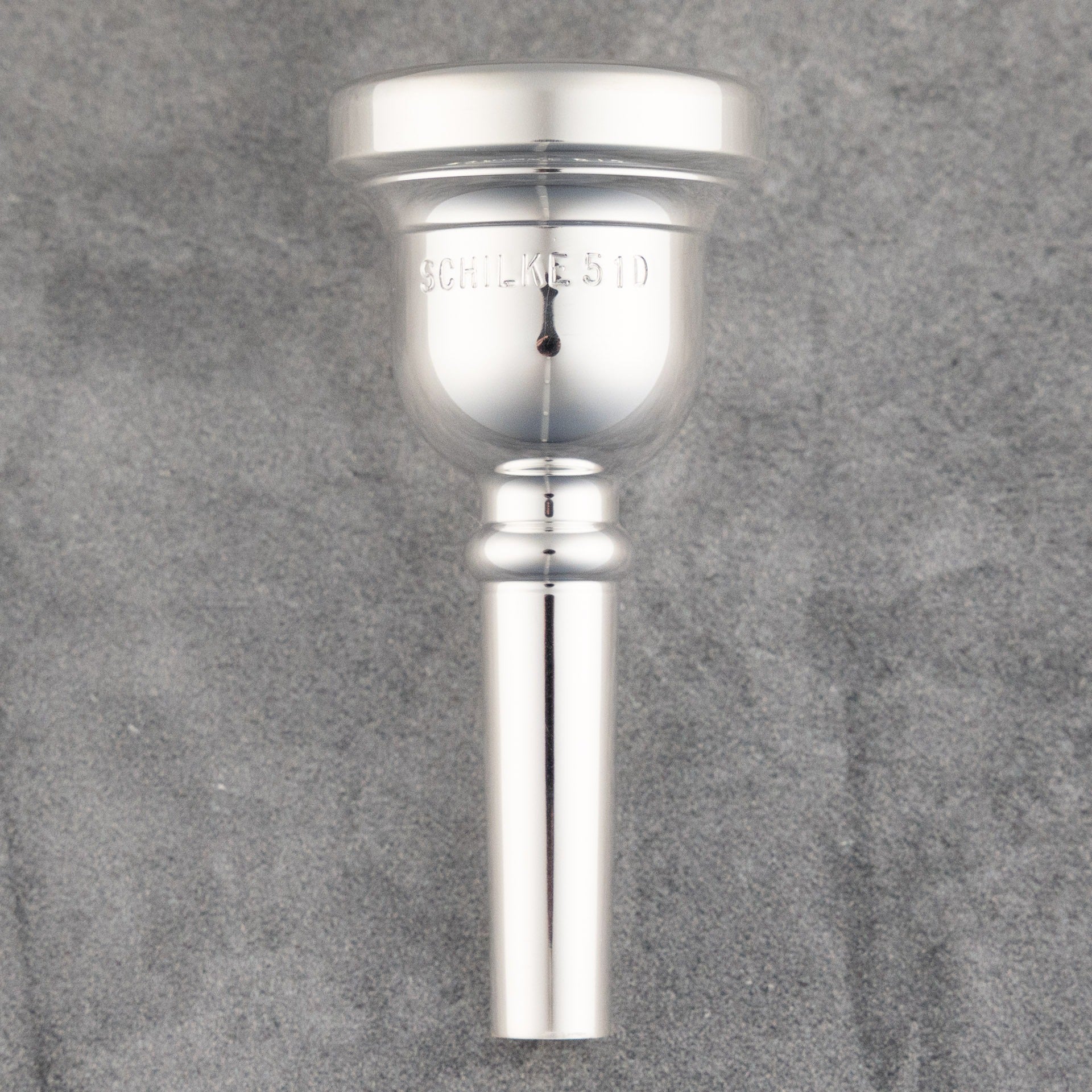 Schilke 51D Standard Series Silver Small Shank Trombone Mouthpiece