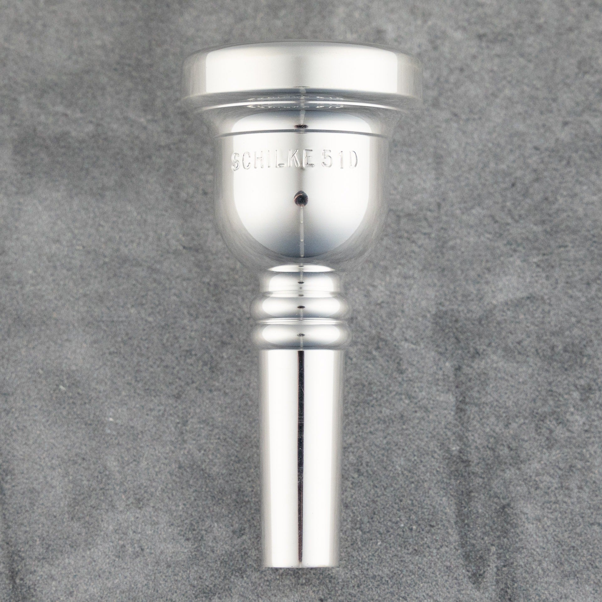 Schilke 55 51D Standard Series Silver Large Shank Trombone Mouthpiece