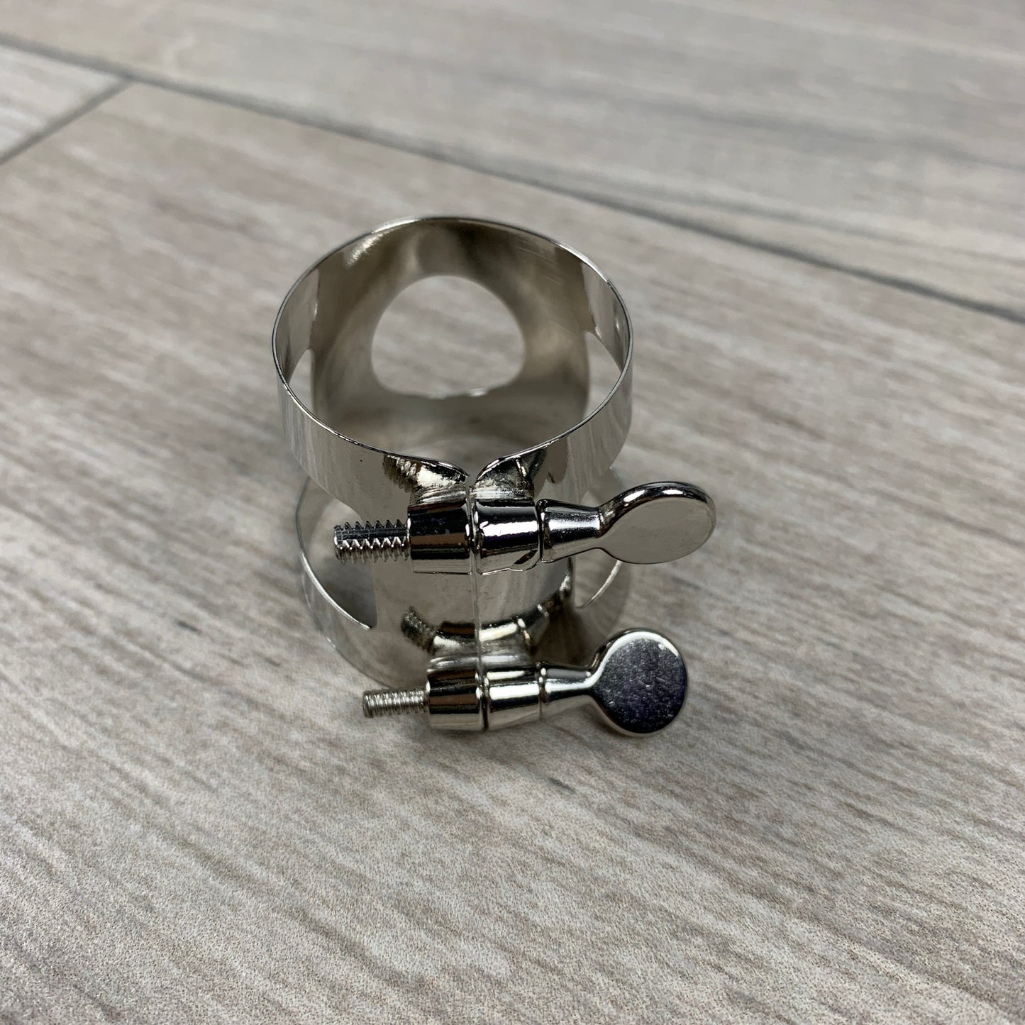 Selmer Bb Bass Clarinet Ligature, Nickel Finish