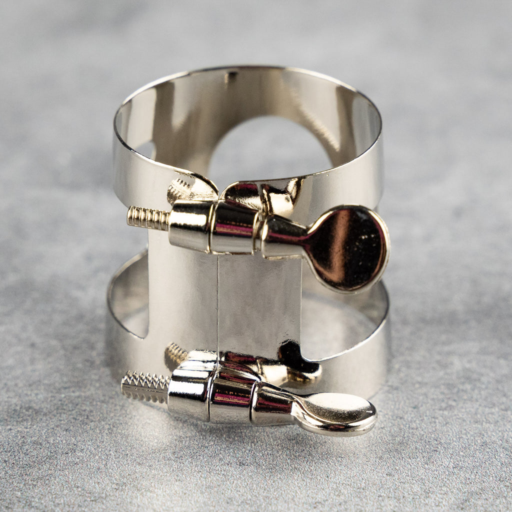 Selmer Bb Bass Clarinet Ligature, Nickel Finish