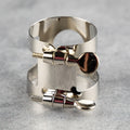 Selmer Bb Bass Clarinet Ligature, Nickel Finish
