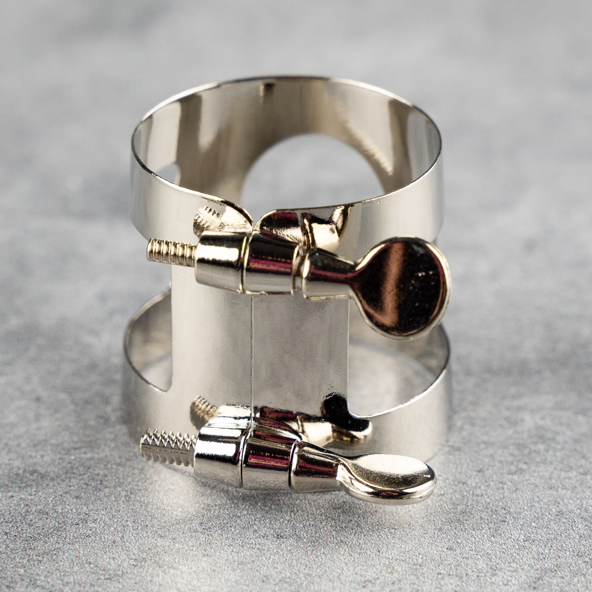 Selmer Bb Bass Clarinet Ligature, Nickel Finish
