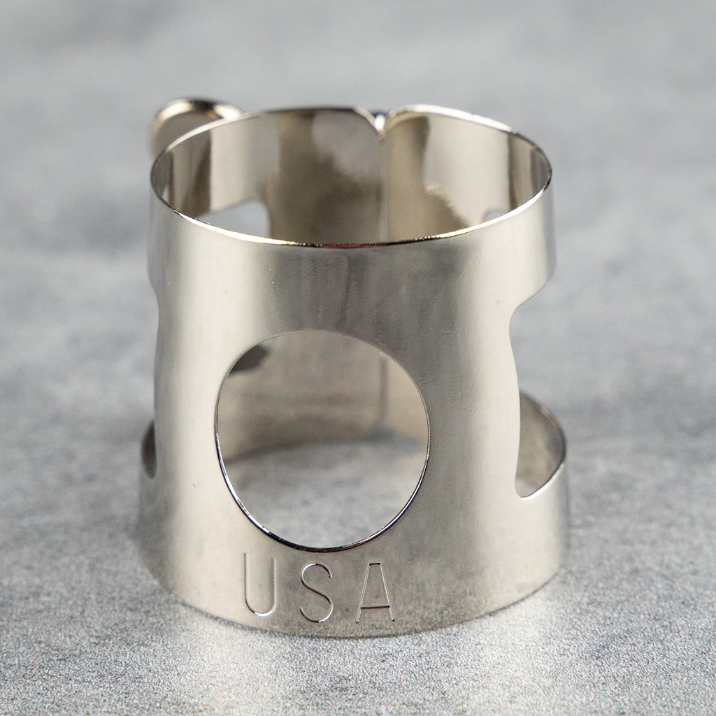 Selmer Bb Bass Clarinet Ligature, Nickel Finish