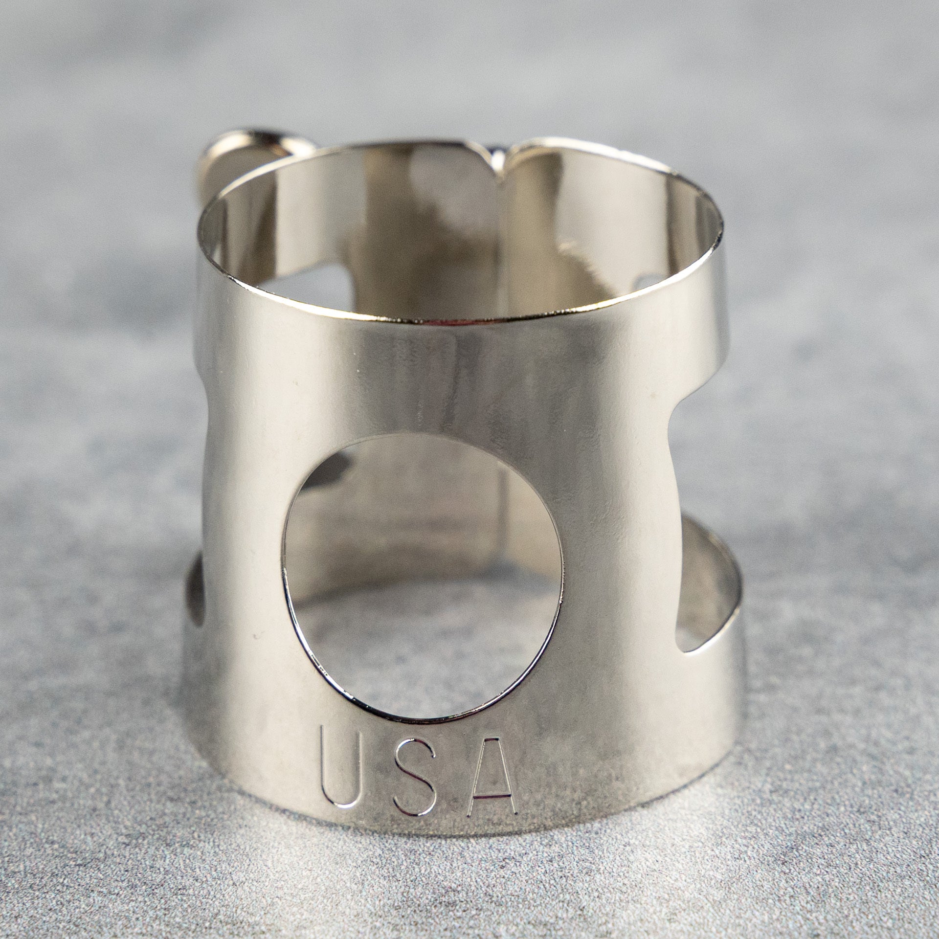 Selmer Bb Bass Clarinet Ligature, Nickel Finish