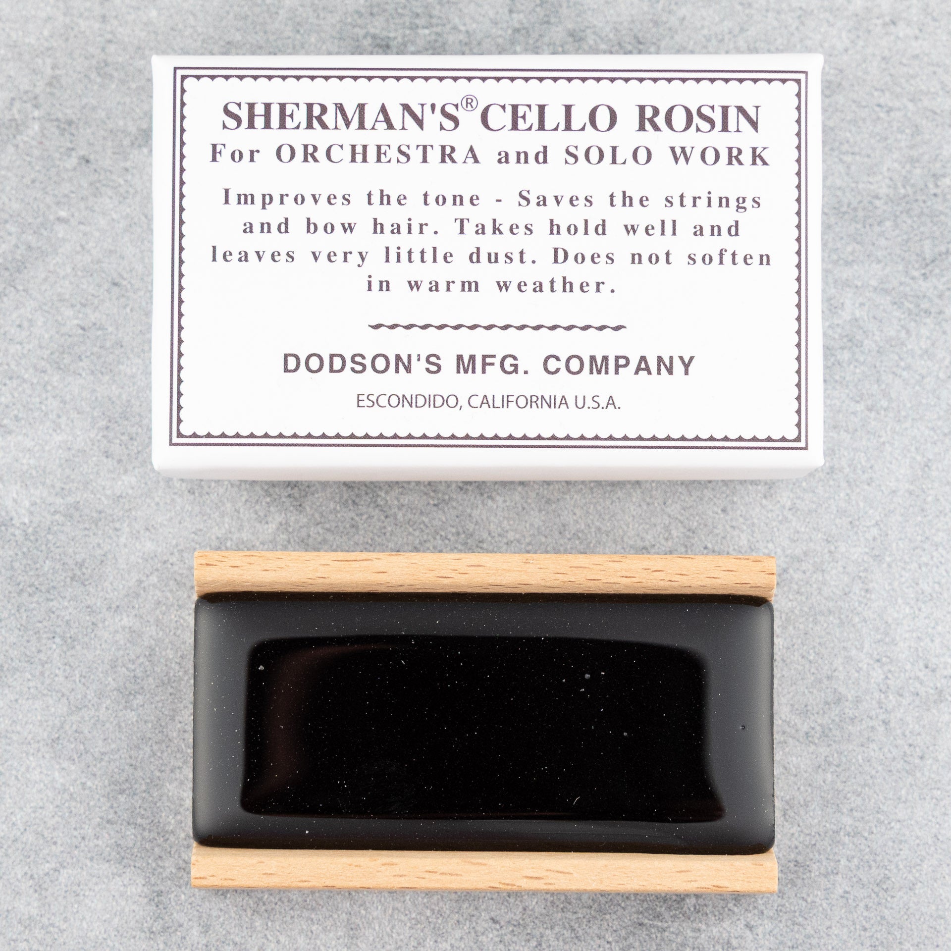 Sherman’s Cello Rosin