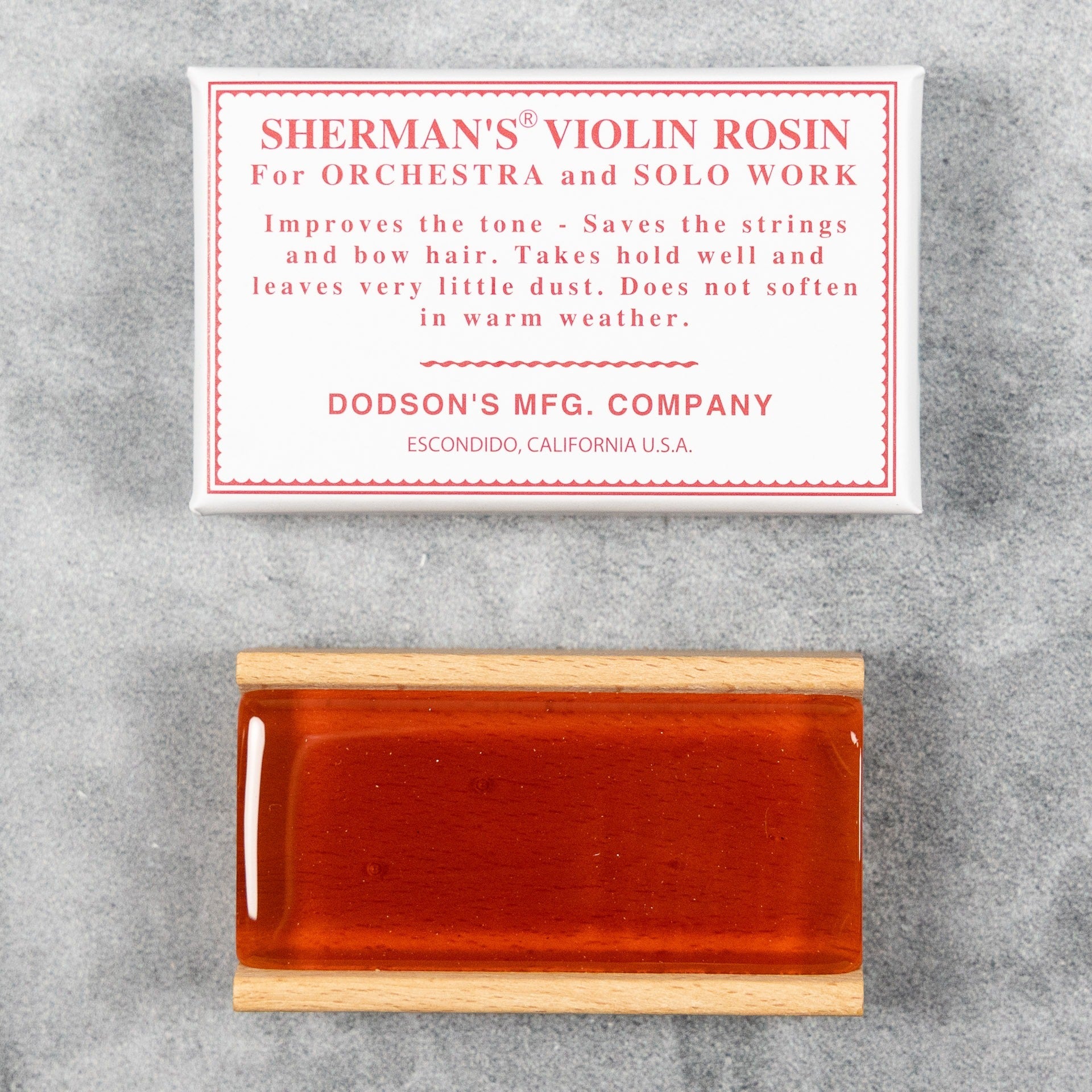 Sherman’s Violin Rosin