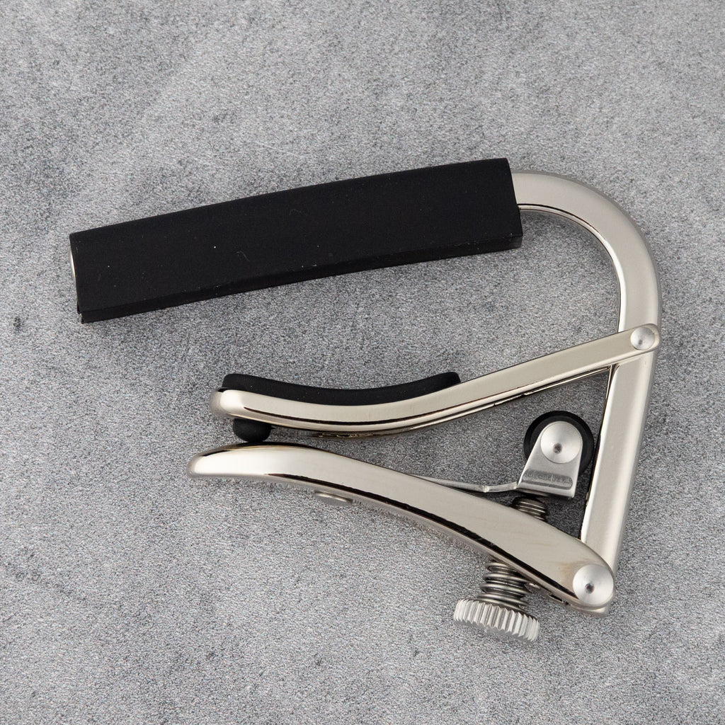 Shubb C1 Standard Capo for Steel String Guitars, Polished Nickel
