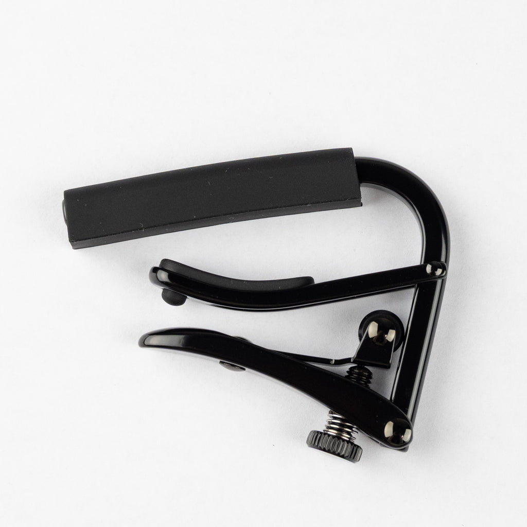 Shubb Capo Noir C1k for Steel String Guitars, Black Chrome