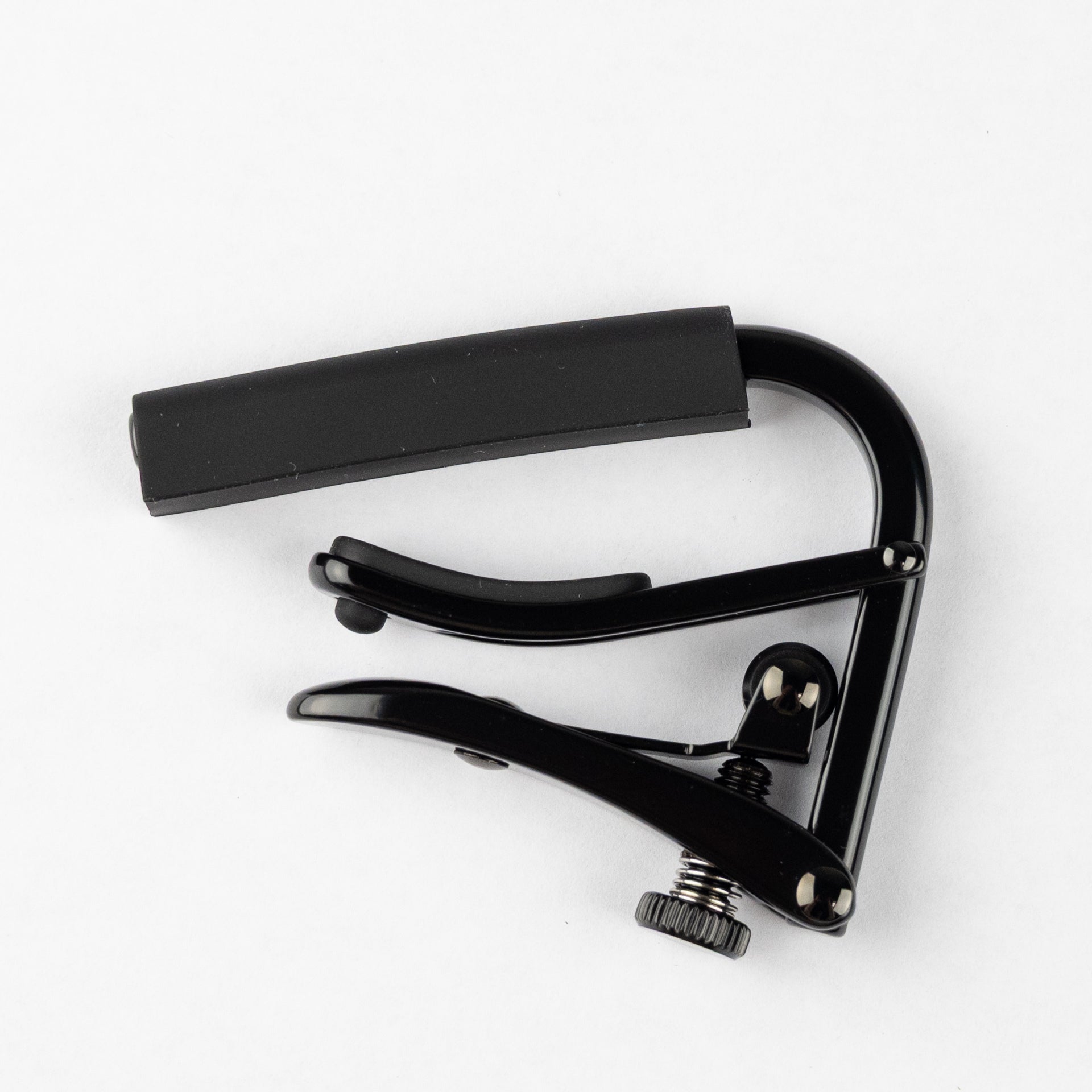 Shubb Capo Noir C1k for Steel String Guitars, Black Chrome