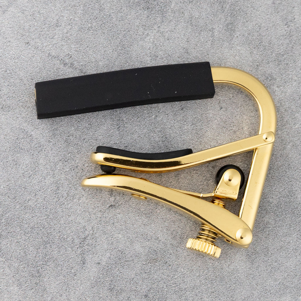Shubb Capo Royale C1g for Steel String Guitars, Gold Finish