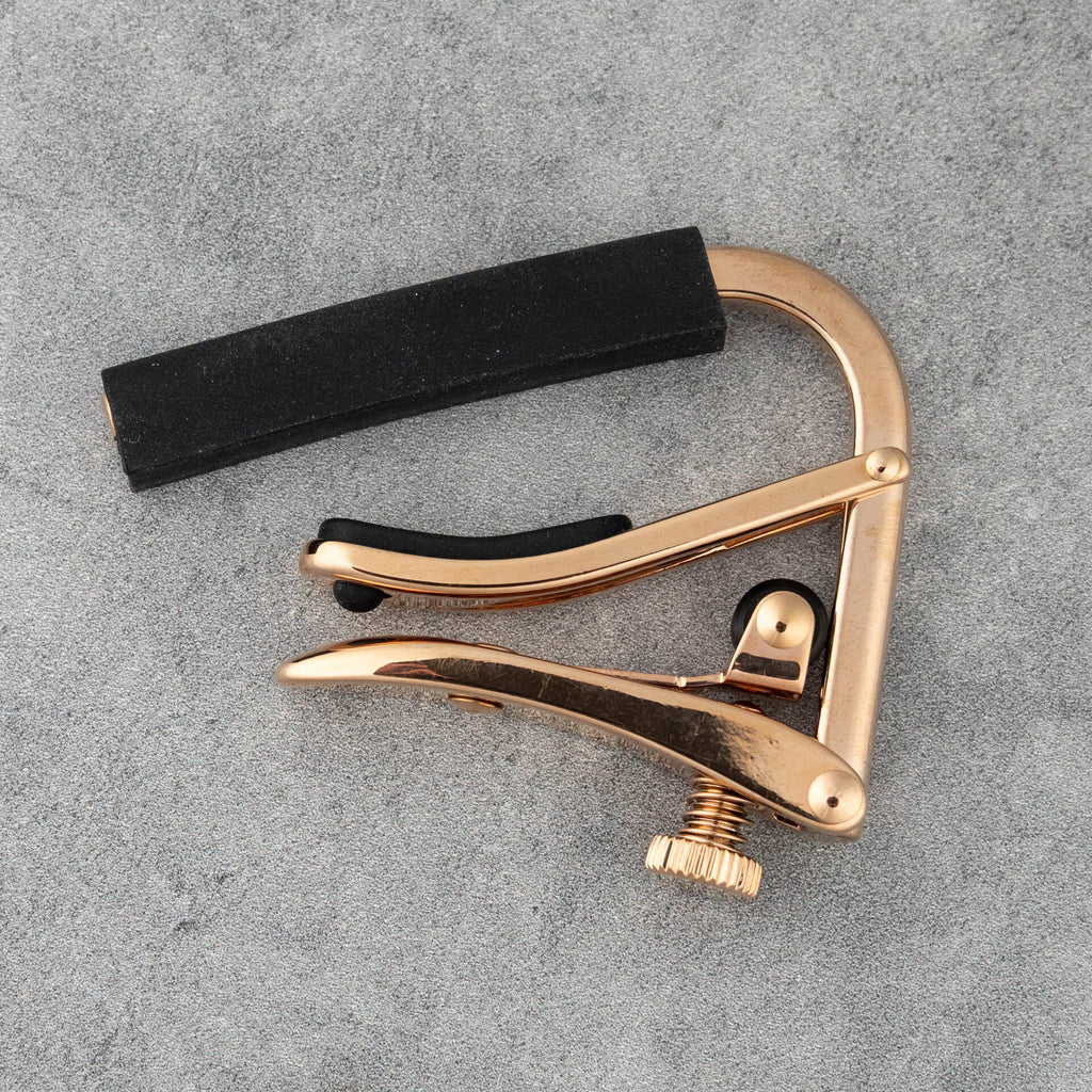 Shubb Capo Royale C1g for Steel String Guitars, Rose Gold