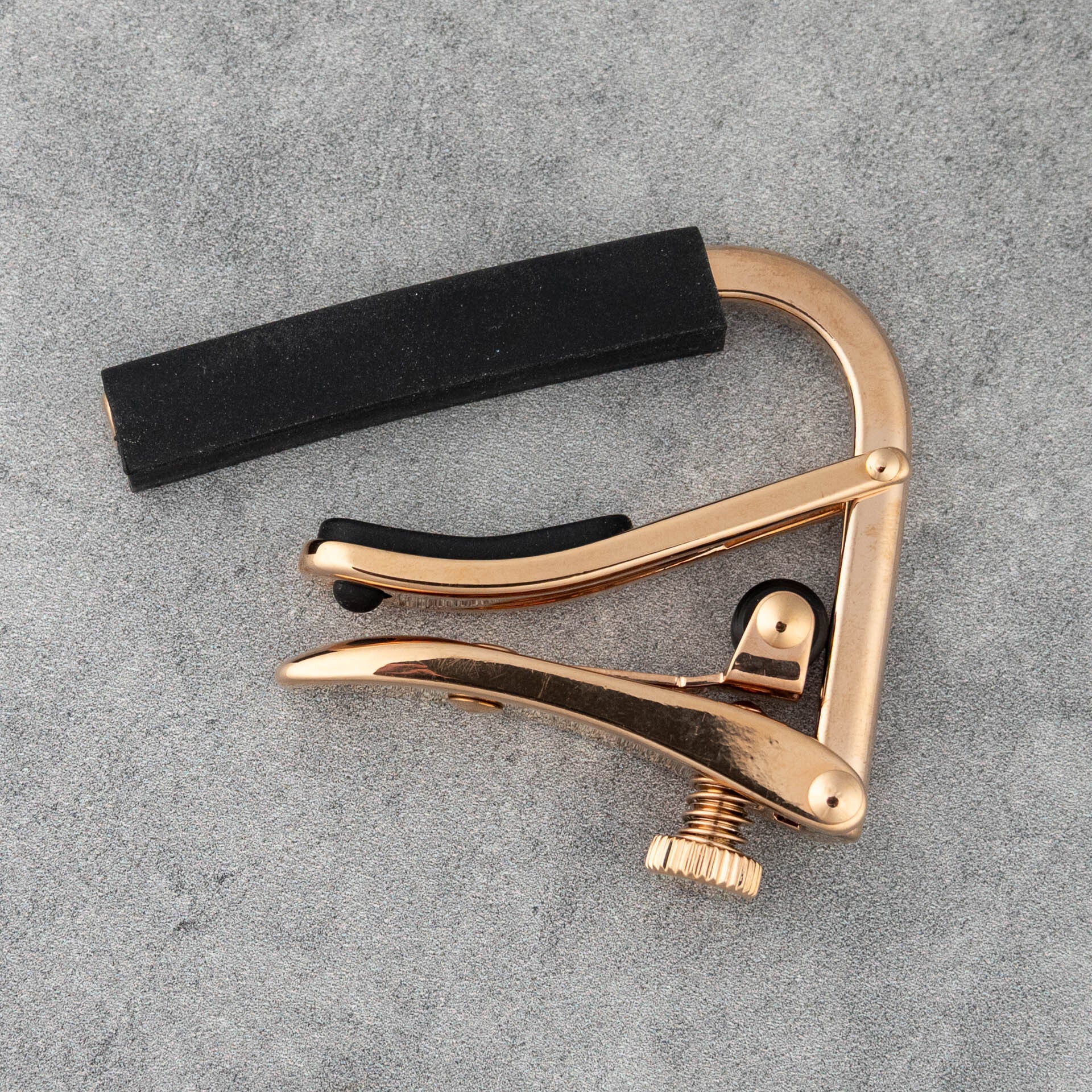 Shubb Capo Royale C1g for Steel String Guitars, Rose Gold