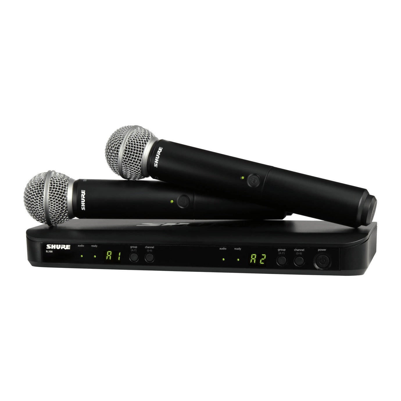 Shure BLX288/SM58 Combo Handheld System with Dual SM58, H11 572MHz-598MHz