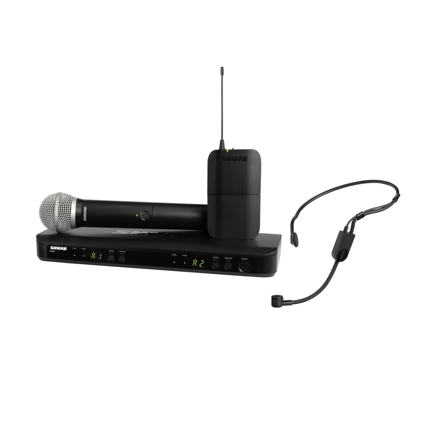Shure BLX1288/P31 Combo Wireless System with PGA31 and PG58, H9 512MHz-542MHz