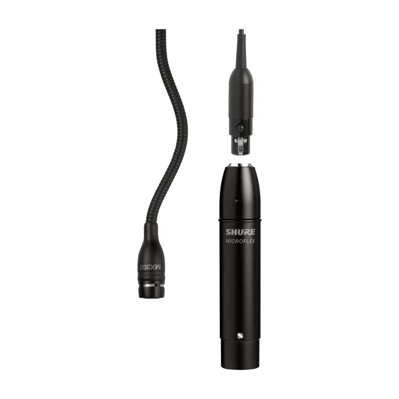 Shure MX202W/C Microflex Overhead Microphone, Cardioid Pattern