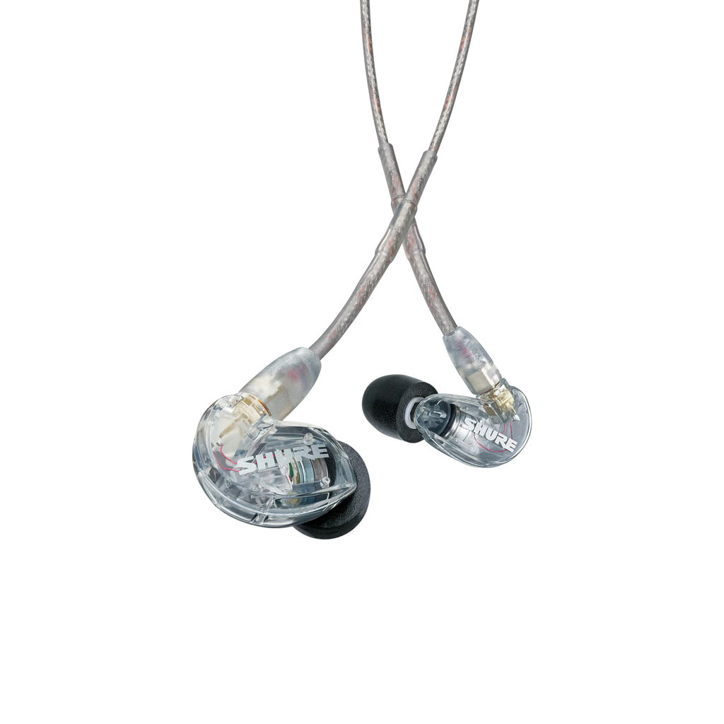 Shure SE215 Sound Isolating Earphones, Clear