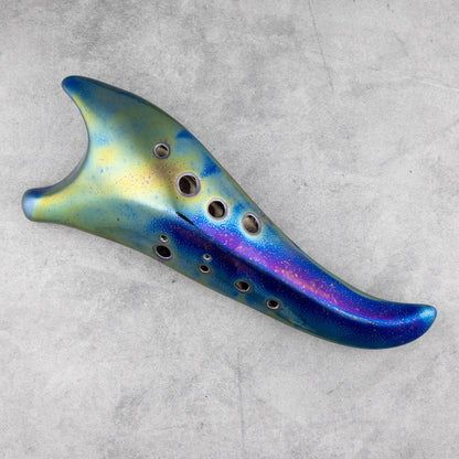 Songbird DragonTooth 12-Hole Alto C Ocarina in Metallic Lustre