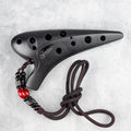 Songbird / Focalink Brio Plastic 12-Hole Soprano C Ocarina, Black