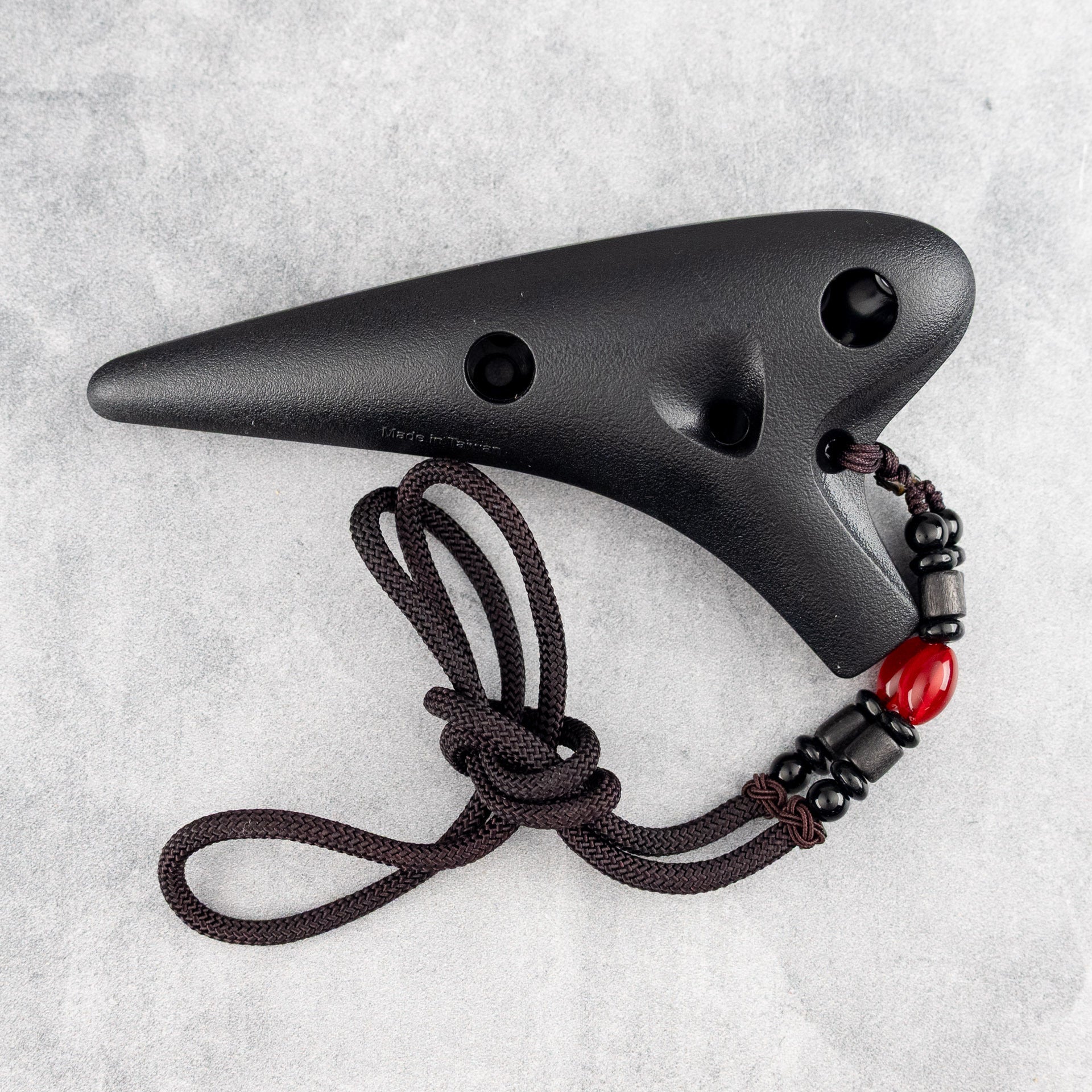 Songbird / Focalink Brio Plastic 12-Hole Soprano C Ocarina, Black