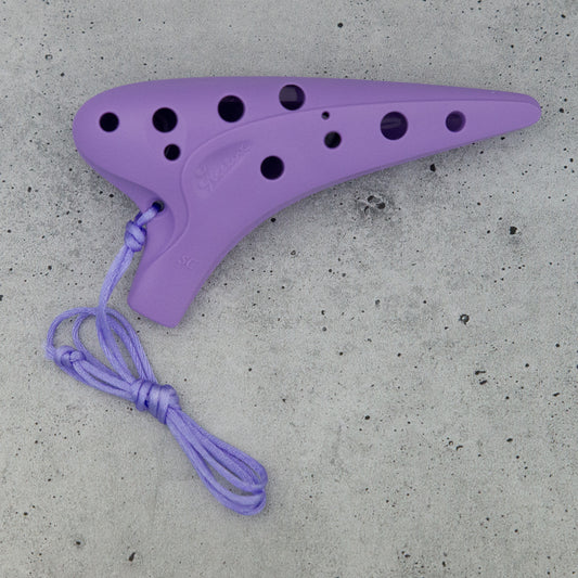 Songbird / Focalink Brio Plastic 12-Hole Soprano C Ocarina, Purple