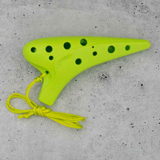 Songbird / Focalink Brio Plastic 12-Hole Soprano C Ocarina in Green