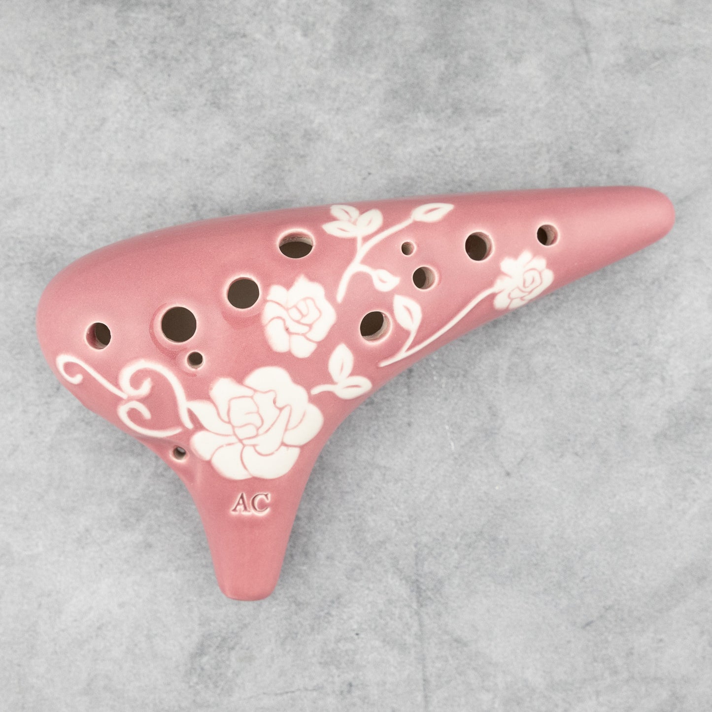 Songbird Pink Rose Alto C Ocarina