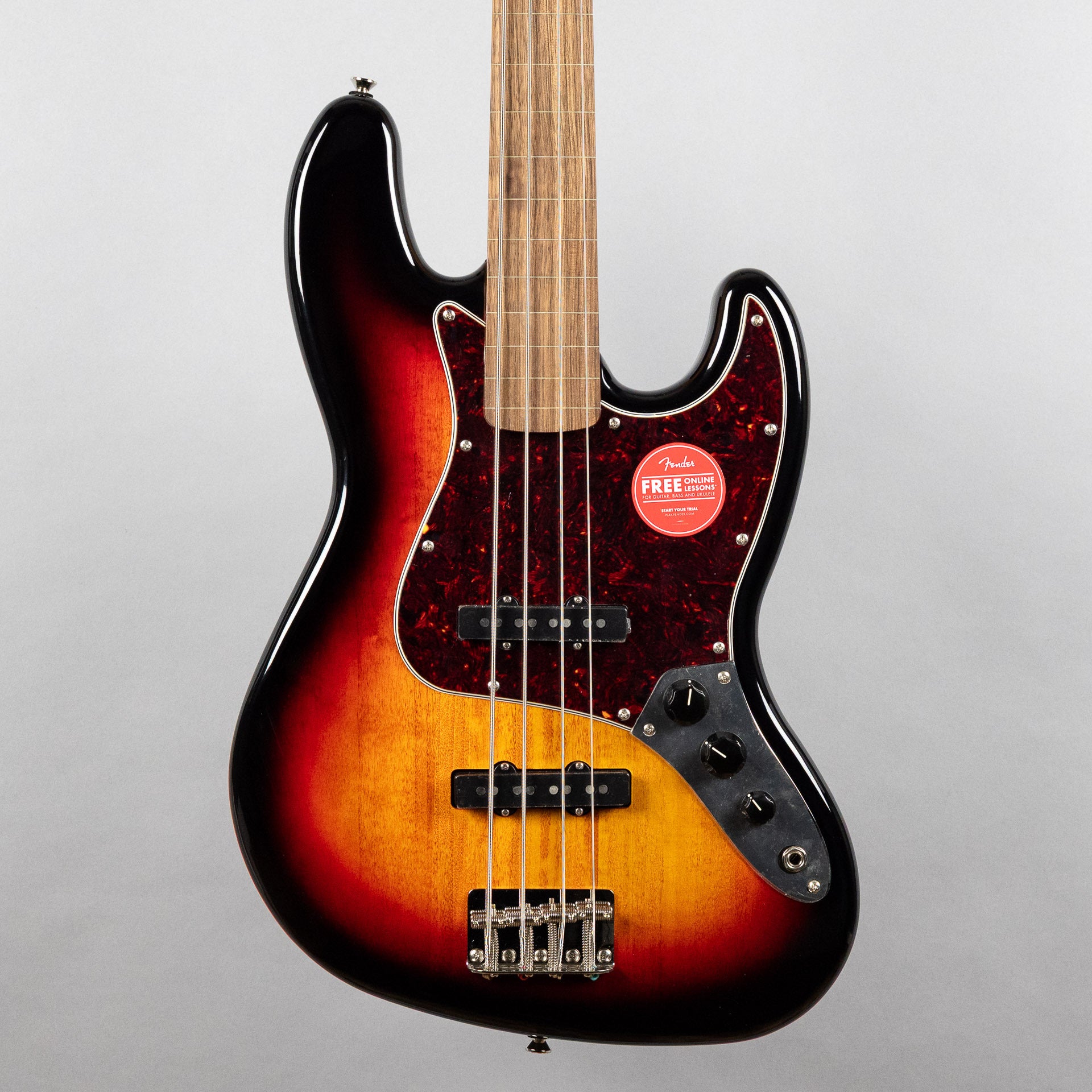 Squier Classic Vibe '60s Jazz Bass Fretless, 3-Color Sunburst